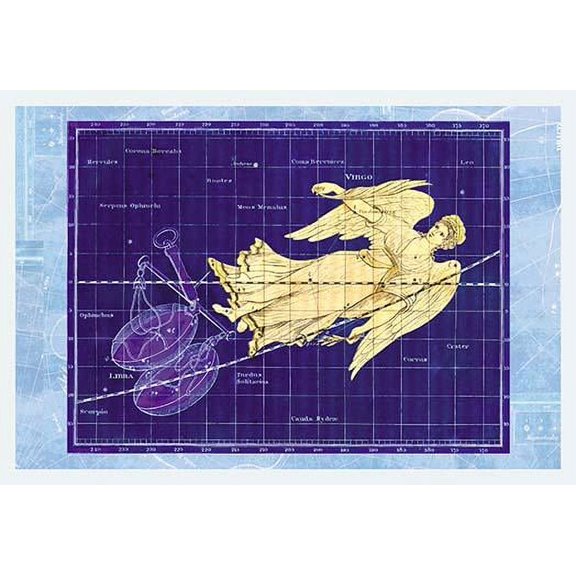 Virgo and Libra #1- Fine Art Canvas Print (20" x 30")