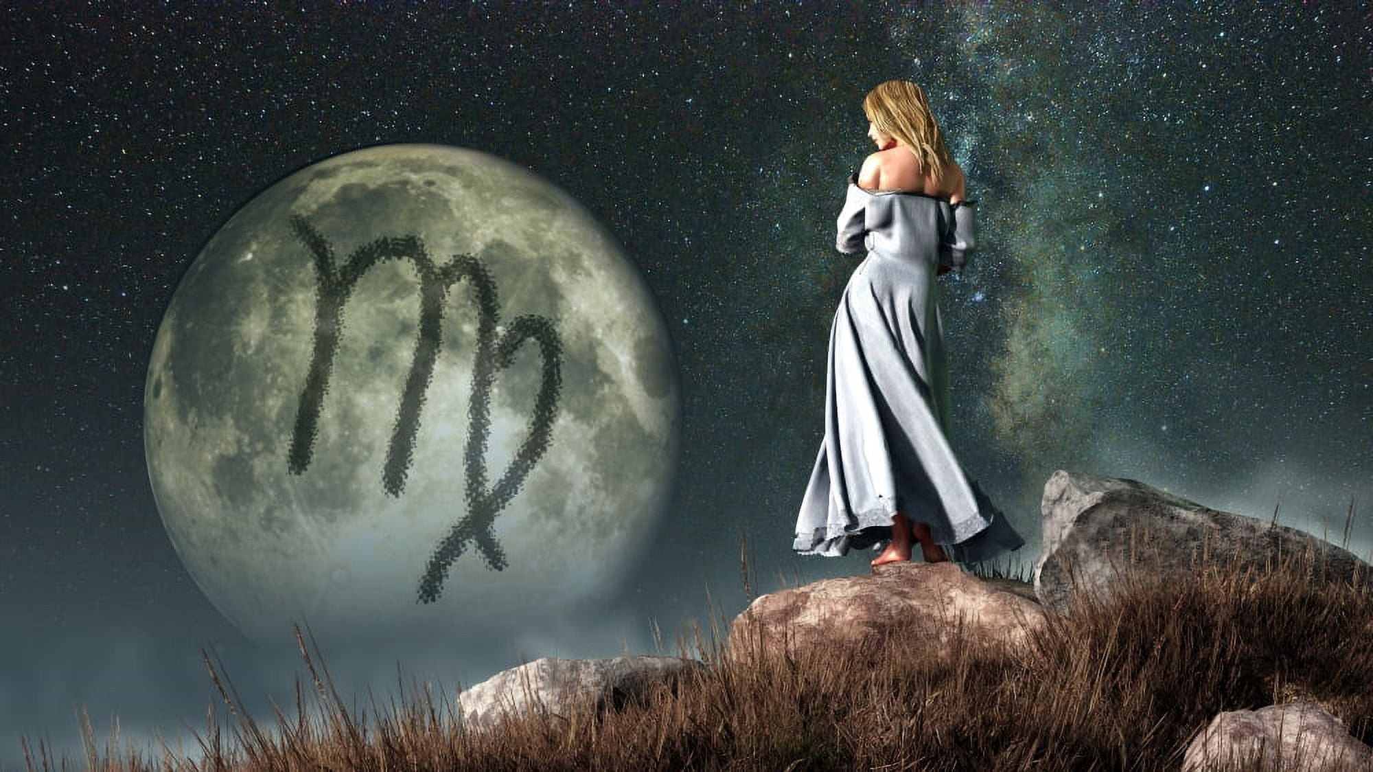 Virgo is the sixth astrological sign of the Zodiac Canvas Art - Daniel EskridgeStocktrek Images (19 x 11)