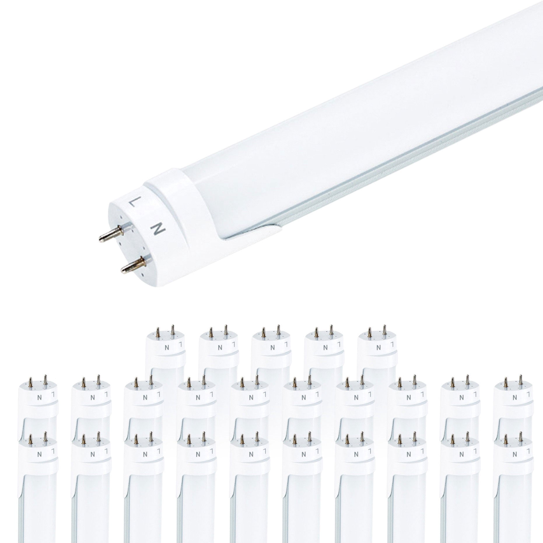 Viribright 18-Watt Ballast Bypass T8 4-Foot 2350 Lumens Clear LED