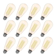 Viribright® ST19 LED Bulb, Filament, Energy Star, Amber 2200K (12-Pack)