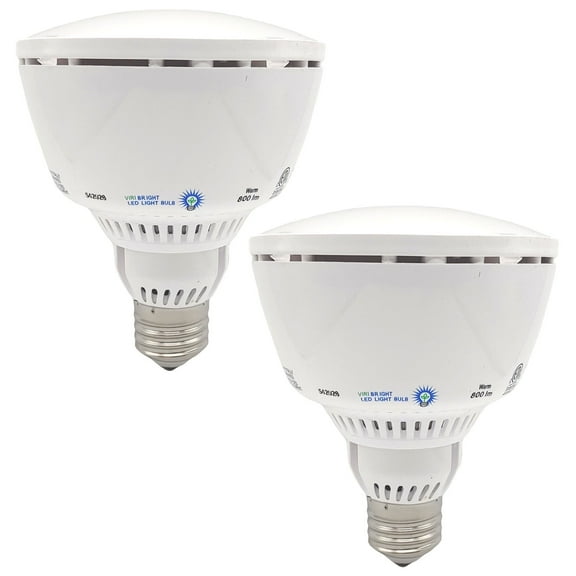VIRIBRIGHT® 50-Watt PAR30 E26 LED Flood Light Bulb, 6500K (2-Pack)