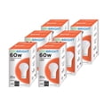 thumbnail image 1 of Viribright 60-Watt Equivalent A19 GU24 Dimmable LED Light Bulb, 2700K Warm White (6-Pack), 1 of 8