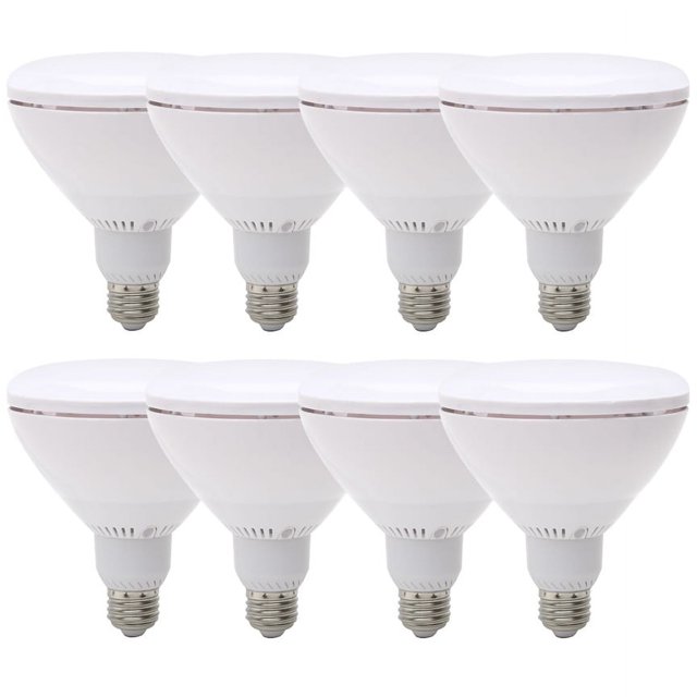 Viribright BR40 (8 Pack) LED Light Bulbs, 60 Watt Replacement, 4000K