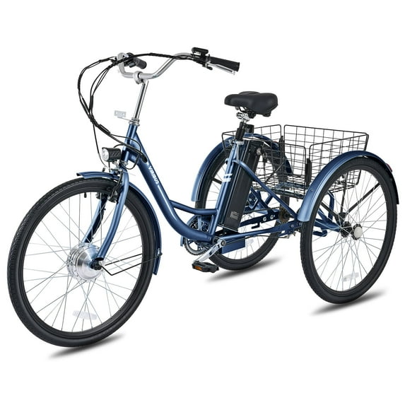 Viribus 26" Adult Electric Tricycle 250W Electric Trike with 36V 13Ah Battery UL 2271 Blue