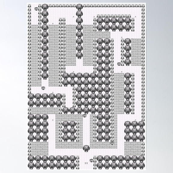 Viridian Forest Poster Wall Art, Modern Wall Decor, 16x24 UNFRAMED