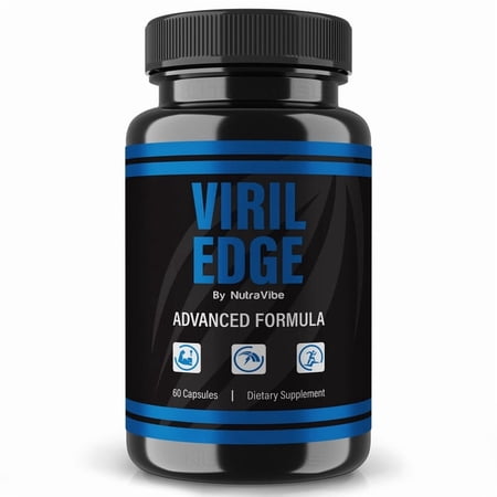 Viril Edge – Original VirilEdge Capsules with a Natural Daily Blend for Energy & Wellness | Clean, Gentle, Easy-to-Swallow Pills (60 Capsules)