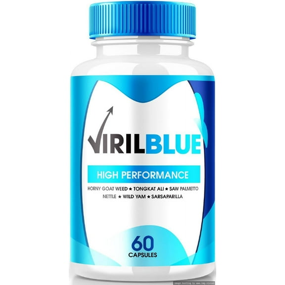 VirilBlue Pills, Viril Blue ME Natural Formula to Support Confidence, Daily Health Supplement, Premium Capsules for Long-Lasting Energy, Official Reviews (60 Capsules)
