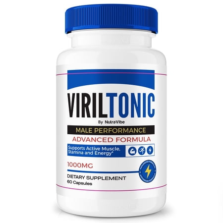 VirilTonic Capsules, VirilTonic24 Capsulas Advanced Blood Support for Maximum Performance - Extra Strength Formula for Men, VirilTonic 24 Health, Viril Tonic Reviews (60 Capsules)