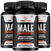 VirilWood for Men Capsules - Viril Wood Vitamin Complex Pills, All Natural Support, VirilWood Advanced Performance, 3 Pack, 180 Capsules