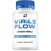 Virile Flow for Men Capsules   VirileFlow Pills, Virile Flow Advanced Formula, 1 Pack, 60 Capsules