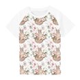 thumbnail image 1 of Virmaxy Boys Girls Stylish Cute Printed Shirt Children's Plug Sleeve Casual Short Sleeve Top Summer Loose Trend Pullover Shirt Multicolor-1 3 Years, 1 of 6