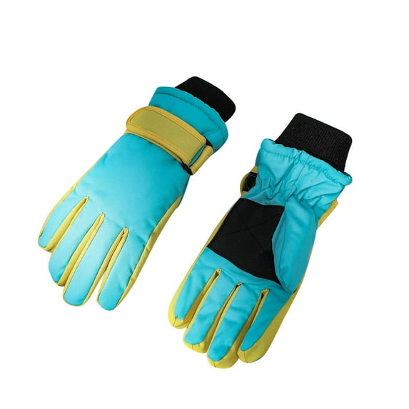 Virmaxy Children 3-5 Years Old Winter Outdoor Ski Gloves Winter Gloves for Age 3-5 Years Old Kids Boys Girls Snow Windproof Mittens Outdoor Sports Skiing