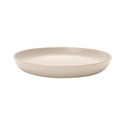 Virmaxy Discount 8.9 Inch Whea t Straw Deep Dinner Plates Microwave And Dishwasher Safe Sturdy Plastic Dinner Plates Set Of 4