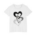 thumbnail image 1 of Virmaxy Kids 2024 Printed Round Neck Shirt Boys and Girls Fashion Printing Leisure Short-Sleeved Cotton Tops, 1 of 5