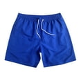 thumbnail image 1 of Virmaxy Men's Athletic Gym Shorts with Pockets Solid Quick Dry Activewear Workout Running Shorts for Outdoor Gym Weekend Adventures Blue-2 L, 1 of 6