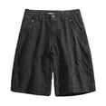 thumbnail image 1 of Virmaxy Mens Cargo Shorts Athletic Leisure Multi-Pockets Relaxed Summer Beach Shorts Pants Solid Color Fashion Drawstring Work Pants Black-B 4XL, 1 of 3