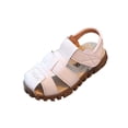 thumbnail image 1 of Virmaxy PU Closed Toe Fisherman Sandals with Ankle Strap Hook Loop Soft Sole Outdoor Walking Shoes for Summer Daily Wear and Vacation, for 3-6Y, 1 of 9