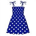 thumbnail image 1 of Virmaxy Polka Dot Spaghetti Strap Sundress Girls Sleeveless Summer Dress Casual Playful Outfit for Daily Wear and Vacation,for 3-5 Years, 1 of 7
