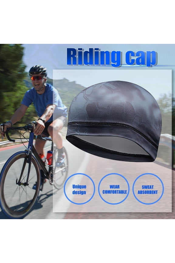 Quick-Dry Cycling Cap Lightweight Sun Hat Dry Breathable Sports Cap Helmet Lining Sweat Wicking Cap Running Cap Bike Cap 1 Piece