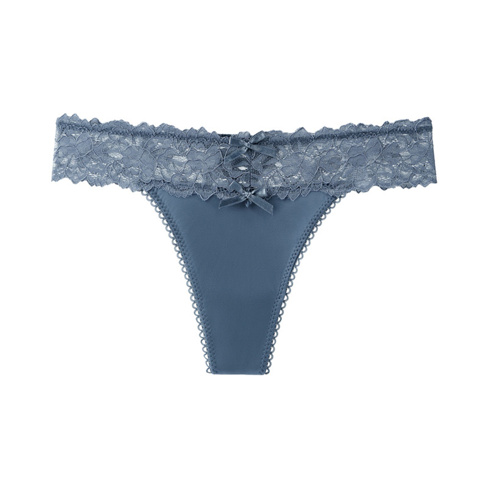 Virmaxy Sexy See Through Seamless Thongs For Women Sexy Underwear Ice 