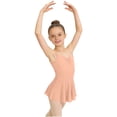 thumbnail image 1 of Virmaxy Solid Color V Neck Sleeveless Camisole Mesh Dress Backless Breathable One Piece Ballet Dance Dress for Practice and Performance, 3-15Y, 1 of 9