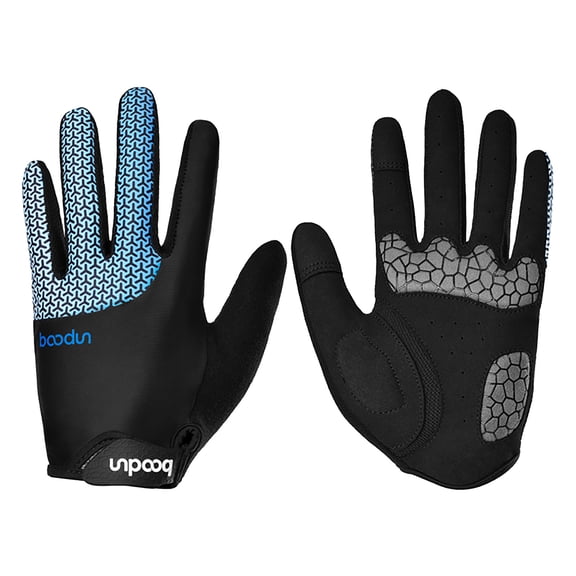 Virmaxy Sport New Cycling Gloves Outdoor Long Finger Colorful Cycling Shock-Absorbing Gloves Cycling Highway Full Finger Gloves