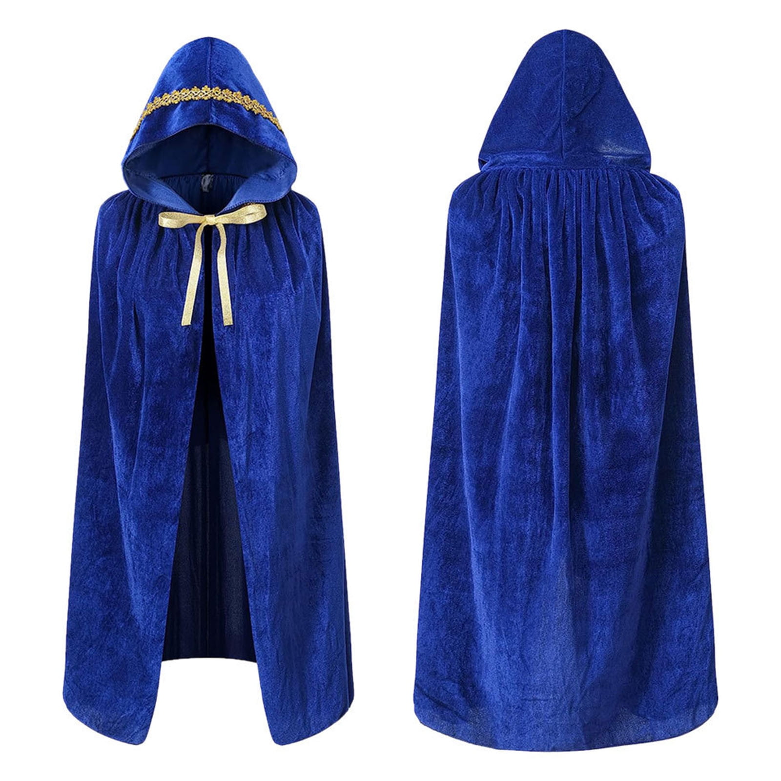 Virmaxy Toddler Baby Halloween Ponchos Solid Color Velvet LaceUp Lace