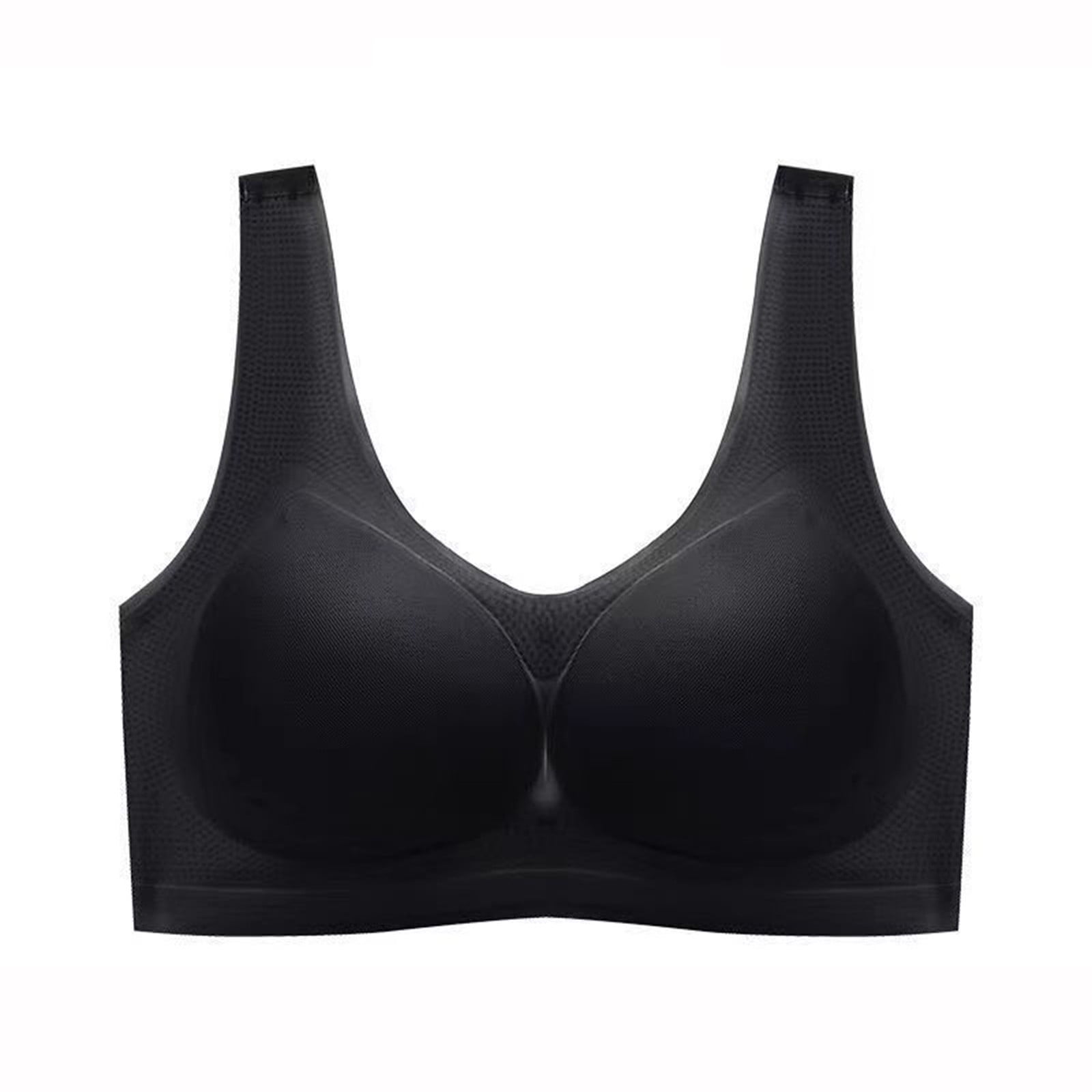 Virmaxy Ultra-thin Ice Silk Seamless Bras For Women Trackless Bra Non ...