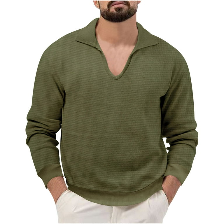 Olive green jumper mens shop