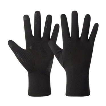 Virmaxy Winter Outdoor Riding Warm Touches Screen Silicone Non-Slip Gloves,Windproof Warm Sports Silicone Non-Slip Gloves