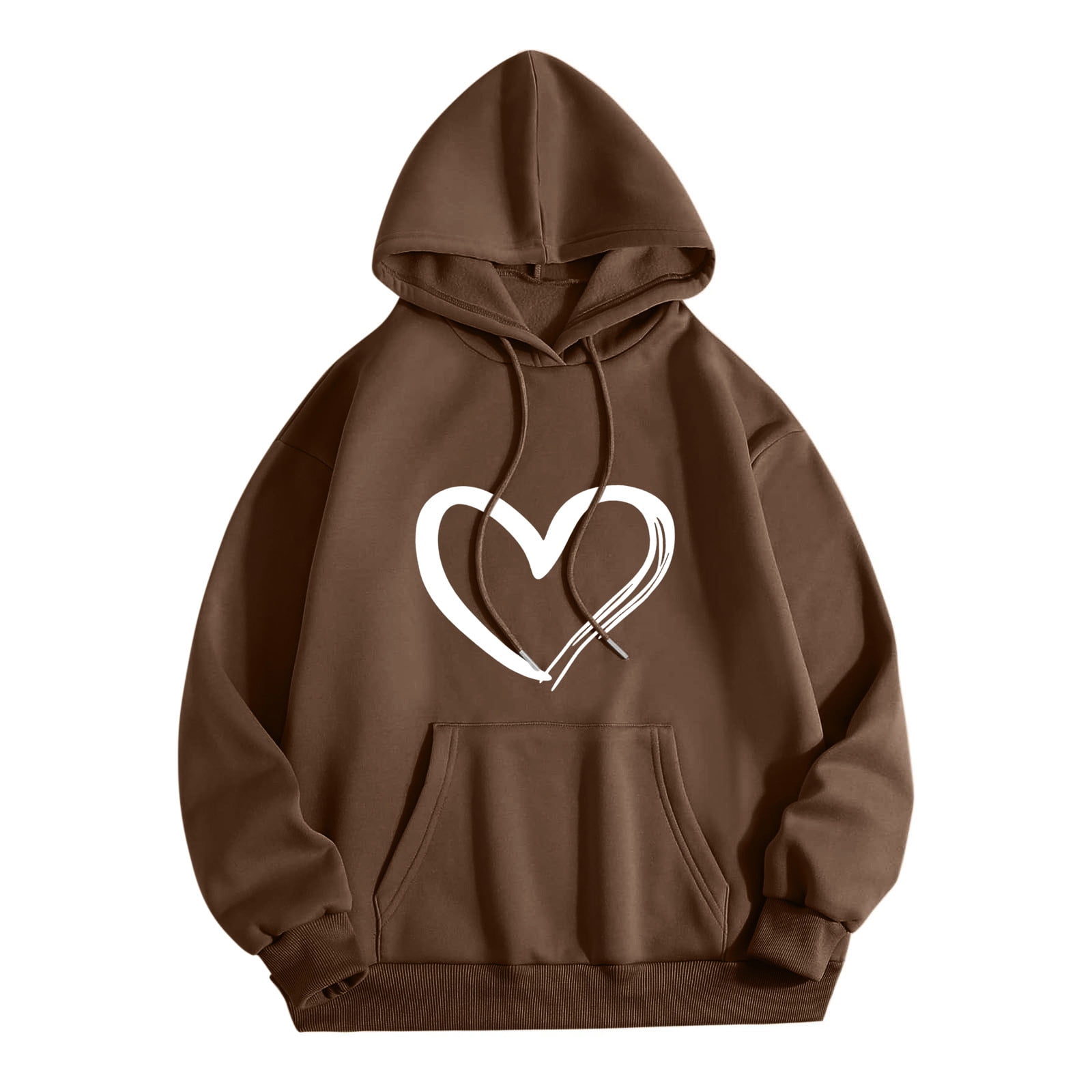 OATSBAS Cute Zip Up Hoodies for Women Watercolor Harajuku