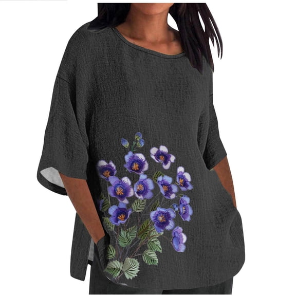 Virmaxy Womens Blouses Long Sleeve Shirt Women Casual Fashion Solid Color Button T-Shirt Long Sleeves One Shoulder Top Blouse Tops Black-1 XL