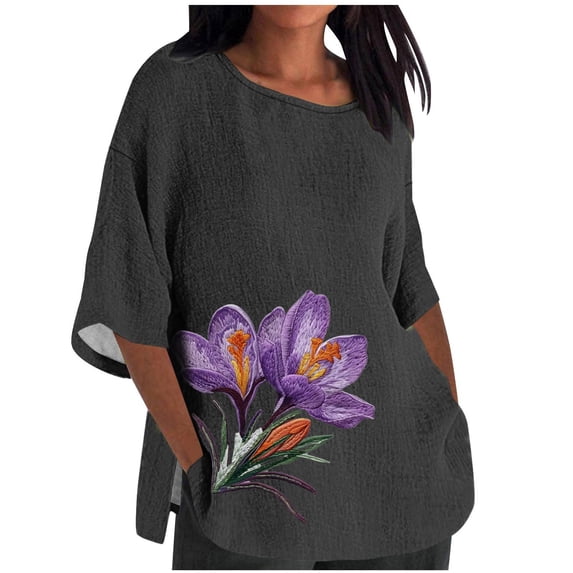Virmaxy Womens Blouses Long Sleeve Shirt Women Casual Fashion Solid Color Button T-Shirt Long Sleeves One Shoulder Top Blouse Tops Black-2 S