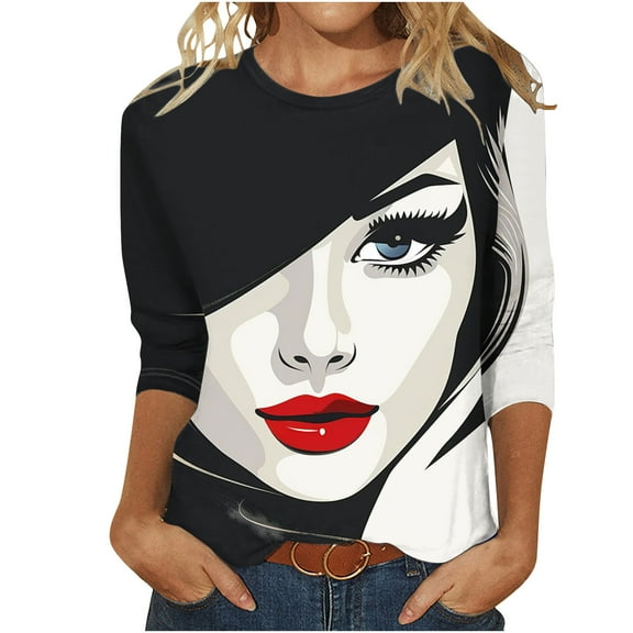 Virmaxy Womens Blouses Long Sleeve Shirt Women Casual Fashion Solid Color Button T-Shirt Long Sleeves One Shoulder Top Blouse Tops Multicolor-1 XL