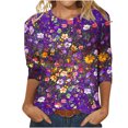 thumbnail image 1 of Virmaxy Womens Blouses Long Sleeve Shirt Women Casual Fashion Solid Color Button T-Shirt Long Sleeves One Shoulder Top Blouse Tops Multicolor-16 S, 1 of 5