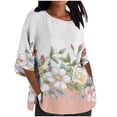 thumbnail image 1 of Virmaxy Womens Blouses Long Sleeve Shirt Women Casual Fashion Solid Color Button T-Shirt Long Sleeves One Shoulder Top Blouse Tops Navy-8 XL, 1 of 5