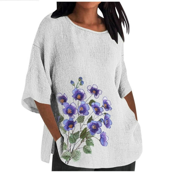 Virmaxy Womens Blouses Long Sleeve Shirt Women Casual Fashion Solid Color Button T-Shirt Long Sleeves One Shoulder Top Blouse Tops White-1 M