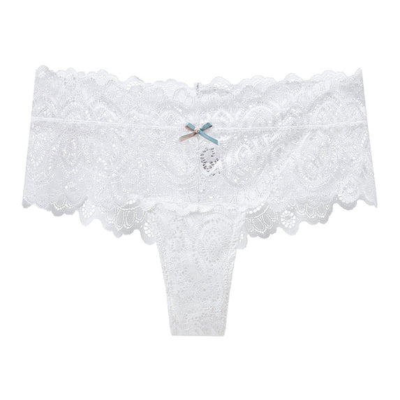 Virmaxy Womens Seamless Hipster Underwear Panties Alluring Underwear Ice Silk Bikini Panties Silky Comfy Yoga Panties White XL