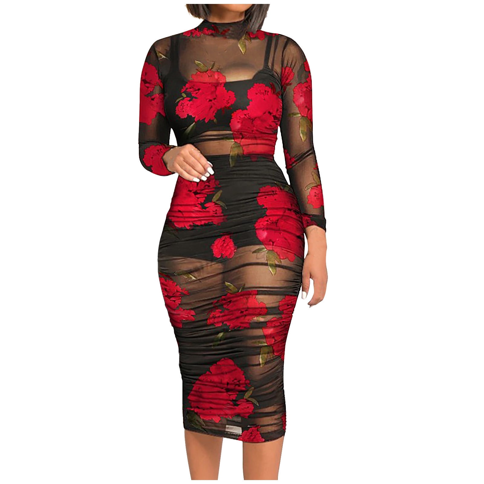 knee length dresses for ladies Alessia Mesh Pencil Skirt