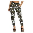 thumbnail image 1 of Virmaxy Womens Taper Cargo Pants High Waist Jogger Cargo Camouflage Pants for with Matching Belt Jogger Sweatpants Drawstring Outdoor Trousers with Pockets White 2XL, 1 of 5