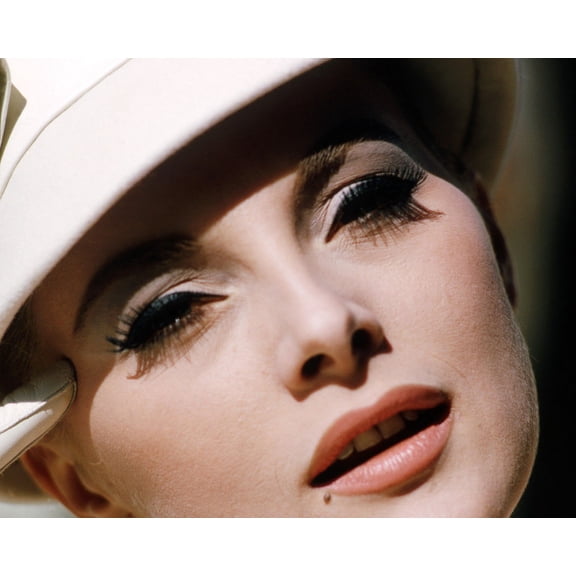 Virna Lisi 24X36 Classic Hollywood Poster Close-Up Pose In White Hat