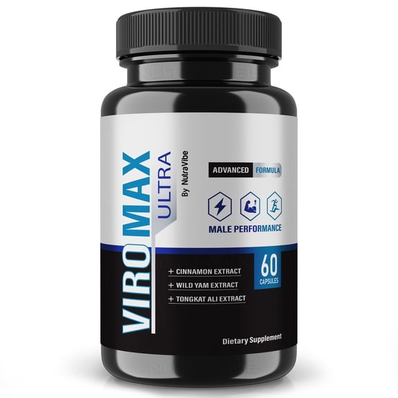ViroMax Ultra Pills, Maximum Strength Formula to Increase Energy and Performance, ViroMaxUltra All-Natural Capsules for Muscle Strength, Viro Max Ultra Supplement Reviews (60 Capsules)