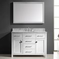 thumbnail image 1 of Virtu Caroline 49" Marble Single Bathroom Vanity Set in White, 1 of 4