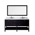 thumbnail image 1 of Virtu ED-30072-WMSQ-CH-NM Winterfell 72 Inch Double Bathroom Vanity Set In Cherry, 1 of 5