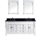 thumbnail image 1 of Virtu GD-4072-BGSQ-WH Huntshire 72 Inch Double Bathroom Vanity Set In White, 1 of 6
