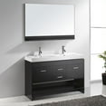 thumbnail image 1 of Virtu Gloria 48" Stone Double Bathroom Vanity Set in Espresso, 1 of 4