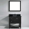 thumbnail image 1 of Virtu Julianna 36'' Single Bathroom Vanity Set with Black Galaxy Granite Top and Mirror, 1 of 2