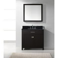 thumbnail image 1 of Virtu MS-2036-BGSQ-ES Caroline 36 Inch Single Bathroom Vanity Set In Espresso, 1 of 5