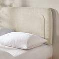 thumbnail image 1 of Virtu Queen Headboard No Tools Required Peel and Stick Upholstered Boucle Bed Headboard Only, Linen, 1 of 8