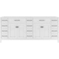 thumbnail image 1 of Modern Fittings Inc. Caroline Parkway 78" Double Cabinet in White MD-2178-CAB-WH, 1 of 3